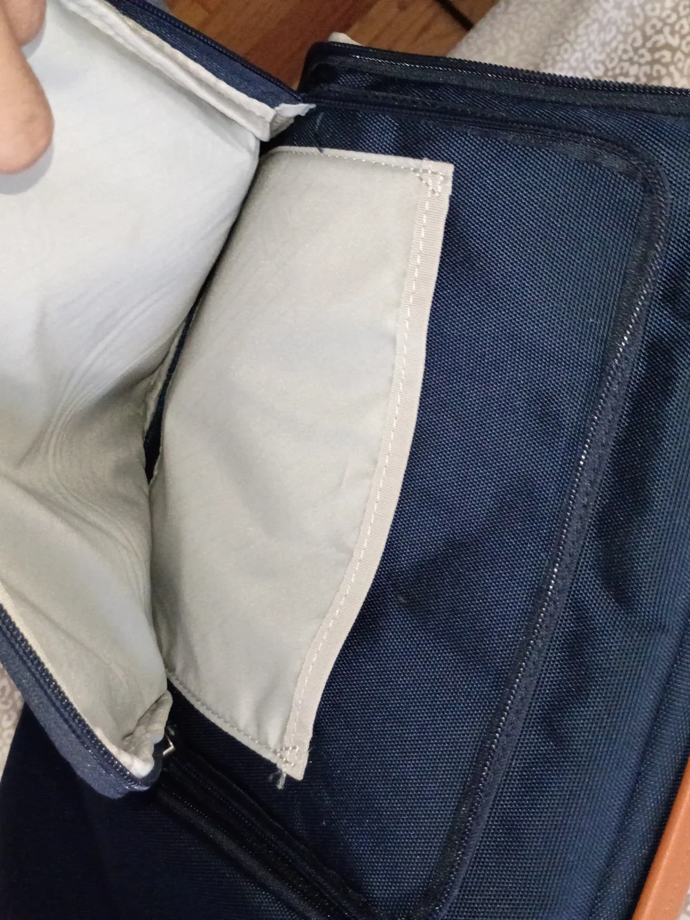 Tomtoc Navy Laptop Messenger Bag for Men
